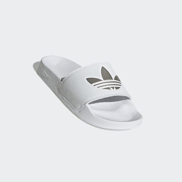 Chanclas Adidas Adilette Lite Mujer Chile Blancas - SEBURJ496