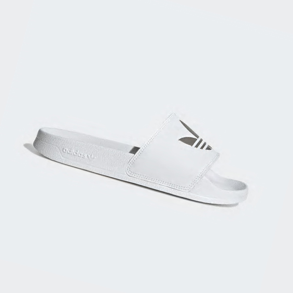 Chanclas Adidas Adilette Lite Mujer Chile Blancas - SEBURJ496