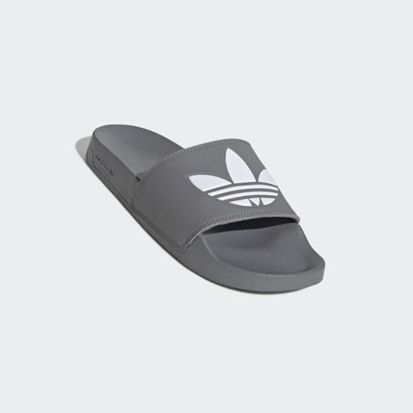 Chanclas Adidas Adilette Lite Mujer Chile Gris - MQWPLY247