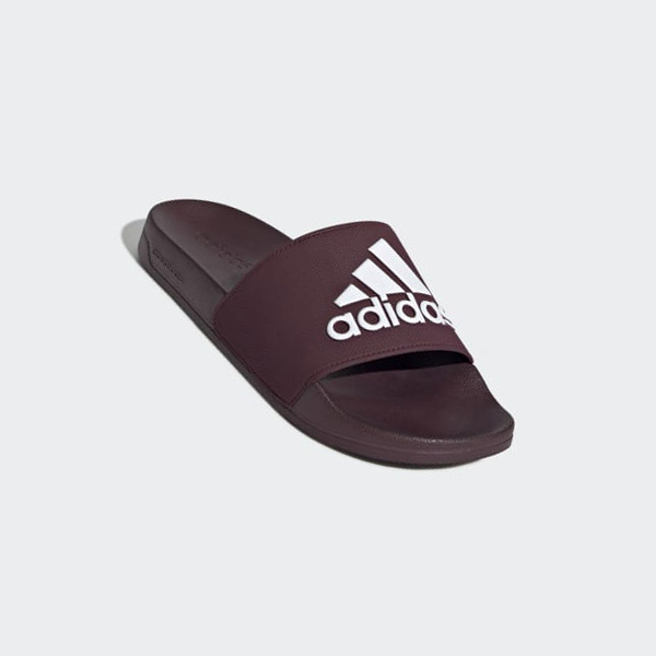 Chanclas Adidas Adilette Shower Hombre Chile Burdeos - TSAEOC534