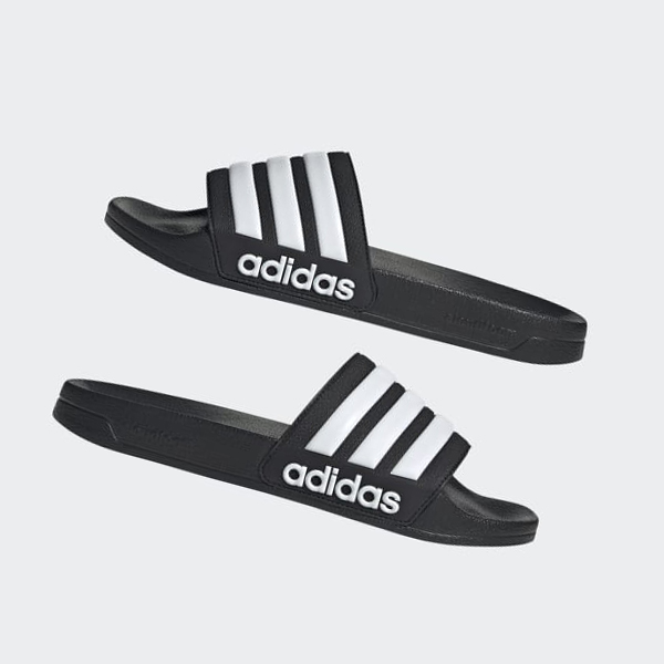 Chanclas Adidas Adilette Shower Hombre Chile Negras - YUTGJV801