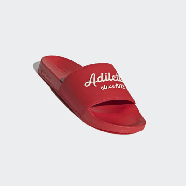 Chanclas Adidas Adilette Shower Hombre Chile Rojas - MLWIFQ309