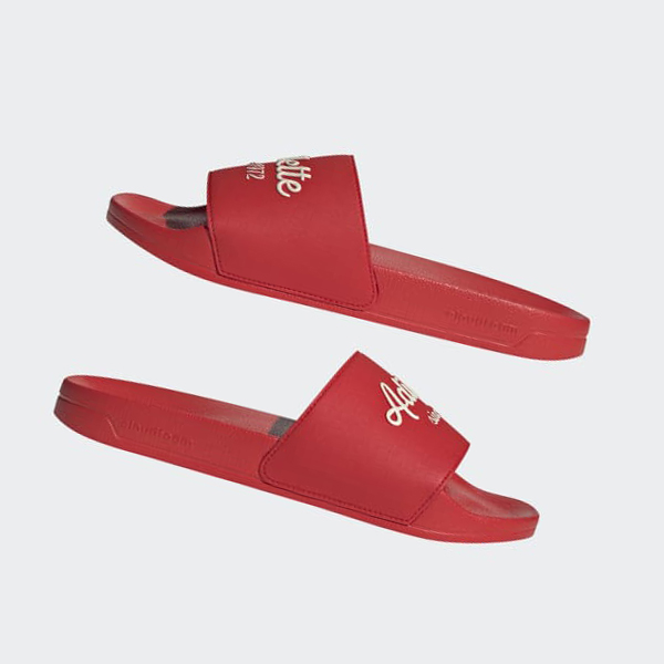 Chanclas Adidas Adilette Shower Hombre Chile Rojas - MLWIFQ309