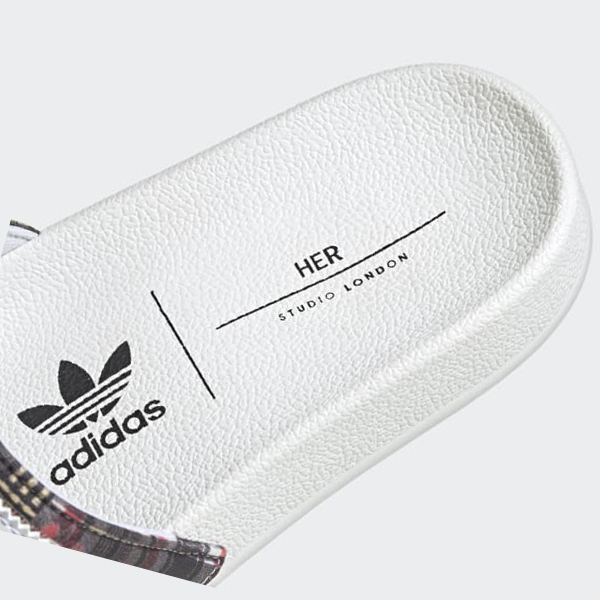 Chanclas Adidas HER Studio London Adilette Mujer Chile Doradas - DISGLE492