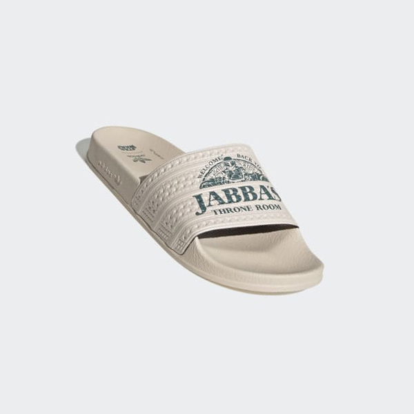 Chanclas Adidas Jabba's Throne Room Adilette Mujer Chile Beige - OGHBLJ052