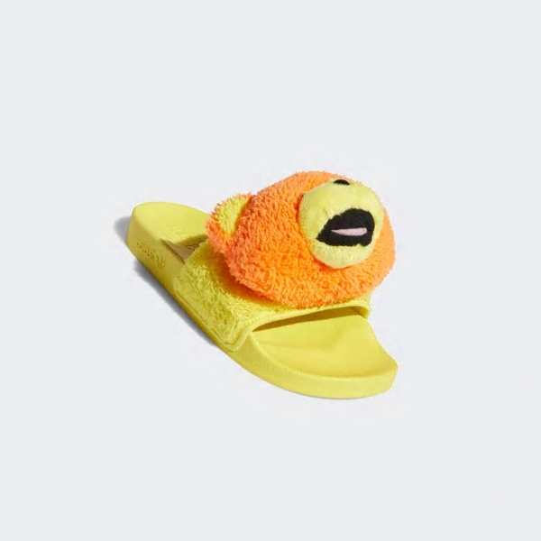 Chanclas Adidas Jeremy Scott Adilette Teddy Hombre Chile Naranjas - MCPHIK493