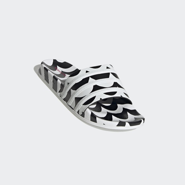 Chanclas Adidas Marimekko Adilette Mujer Chile Negras - ZFGSPI804