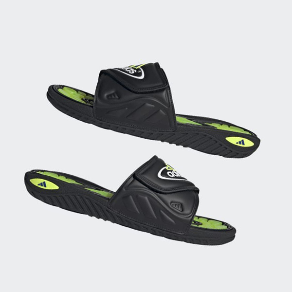 Chanclas Adidas Reptossage Hombre Chile Negras - HIMAKS624