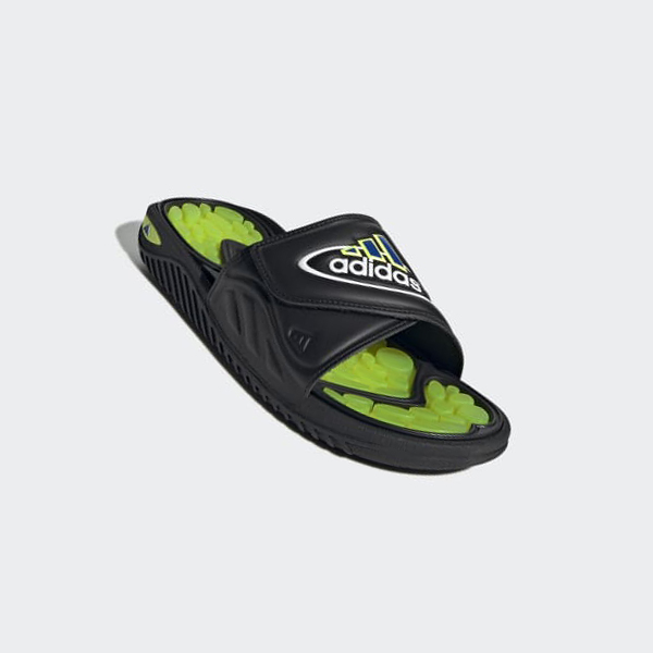 Chanclas Adidas Reptossage Hombre Chile Negras - HIMAKS624