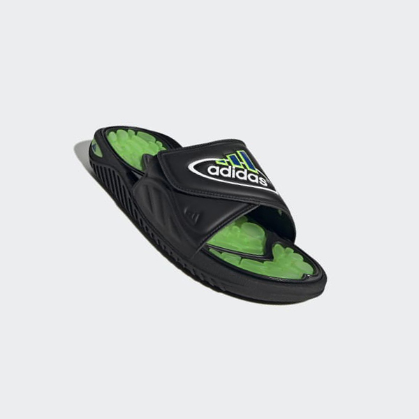 Chanclas Adidas Reptossage Hombre Chile Negras - KXMSFO946