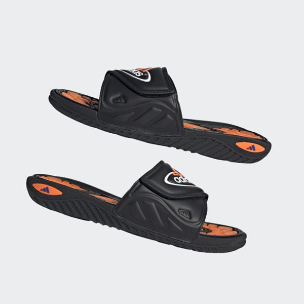 Chanclas Adidas Reptossage Hombre Chile Negras - MKGXSU149