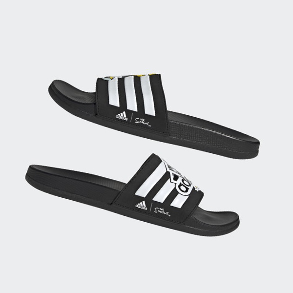 Chanclas Adidas The Simpsons Adilette Comodidad Hombre Chile Negras - AZBKXU794