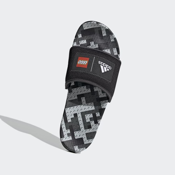 Chanclas Adidas adidas Adilette Comodidad x LEGO® Mujer Chile Negras - SNRATV201