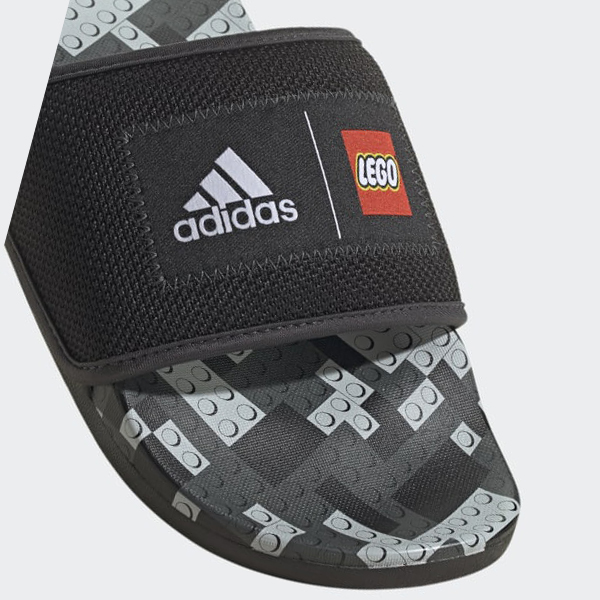 Chanclas Adidas adidas Adilette Comodidad x LEGO® Mujer Chile Negras - SNRATV201