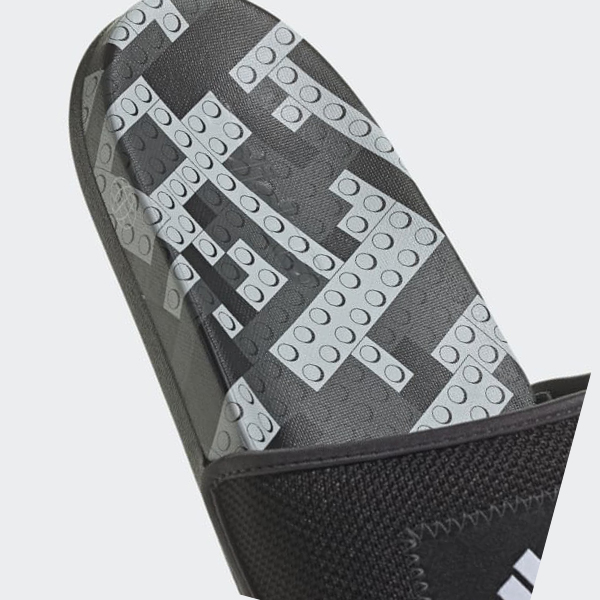 Chanclas Adidas adidas Adilette Comodidad x LEGO® Mujer Chile Negras - SNRATV201