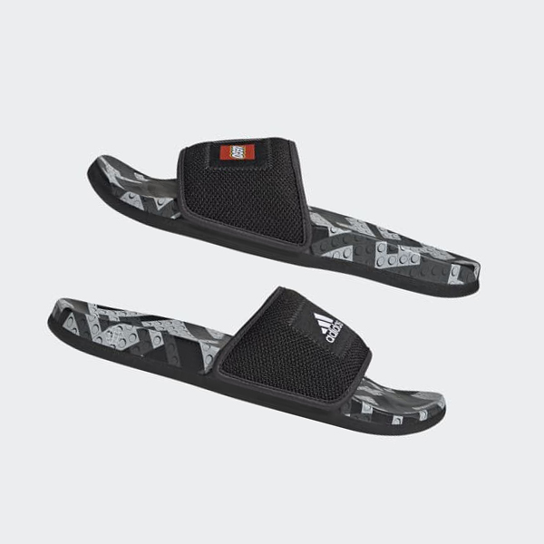 Chanclas Adidas adidas Adilette Comodidad x LEGO® Hombre Chile Negras - YPETOI912