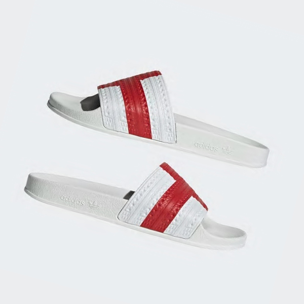 Chanclas Adidas adilette Hombre Chile Blancas - NUWTJK413