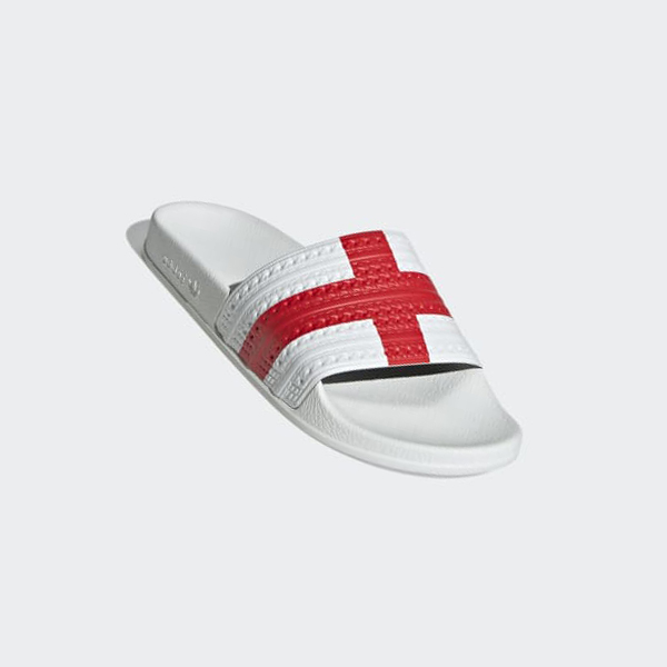 Chanclas Adidas adilette Hombre Chile Blancas - NUWTJK413