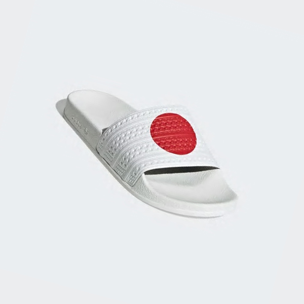 Chanclas Adidas adilette Hombre Chile Blancas - PYSBFG189