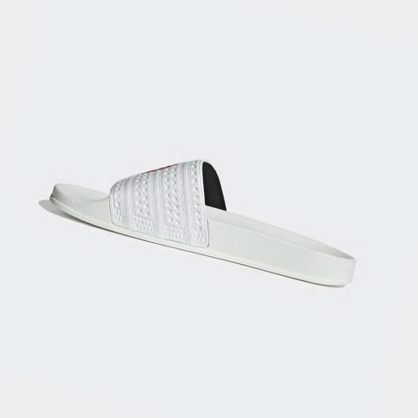 Chanclas Adidas adilette Hombre Chile Blancas - PYSBFG189