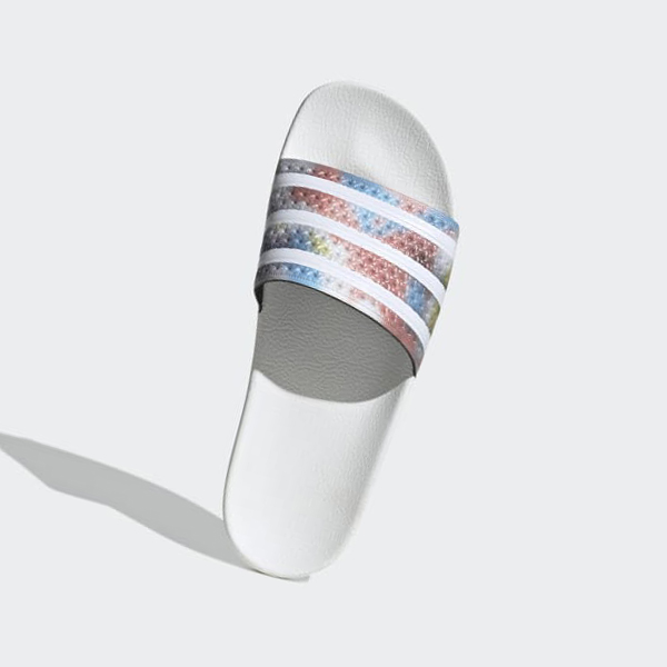 Chanclas Adidas adilette Hombre Chile Blancas - WEPYLT650