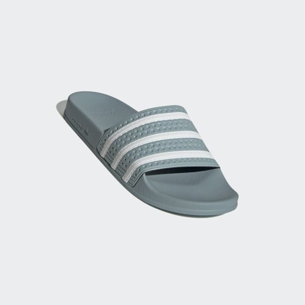 Chanclas Adidas adilette Hombre Chile Gris - TVKBSZ148