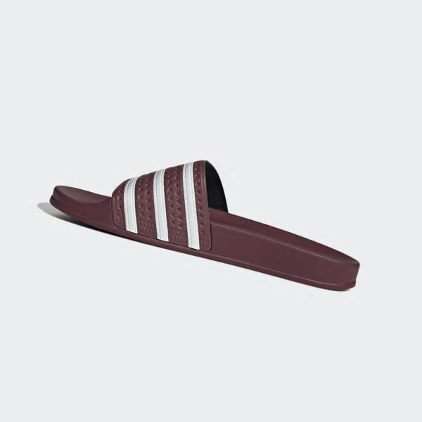 Chanclas Adidas adilette Hombre Chile Marrones - DPJEVT081