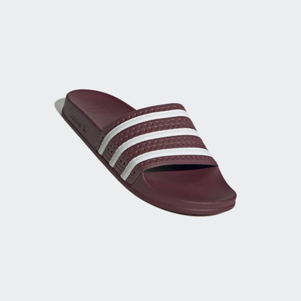 Chanclas Adidas adilette Hombre Chile Marrones - DPJEVT081