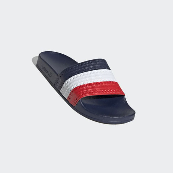 Chanclas Adidas adilette Hombre Chile Rojas - GDUFQB093