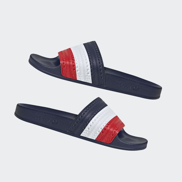 Chanclas Adidas adilette Hombre Chile Rojas - GDUFQB093