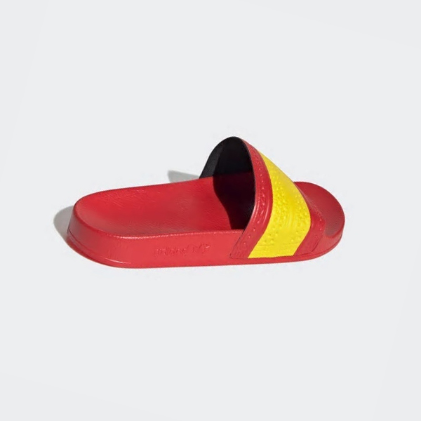 Chanclas Adidas adilette Hombre Chile Rojas - POAUKX148