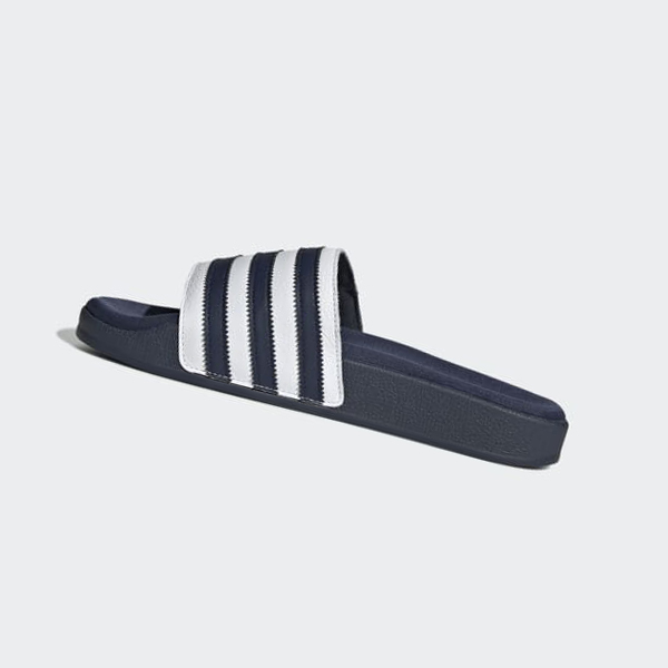 Chanclas Adidas adilette Mujer Chile Azules - LWBCSF081