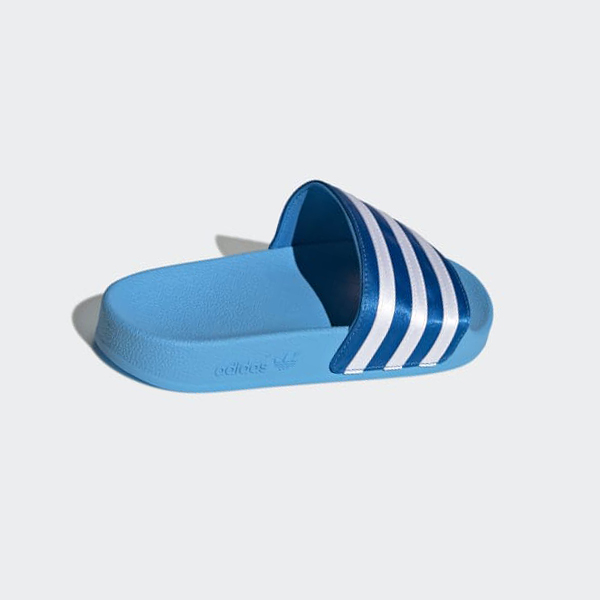 Chanclas Adidas adilette Mujer Chile Azules - YBQLST102