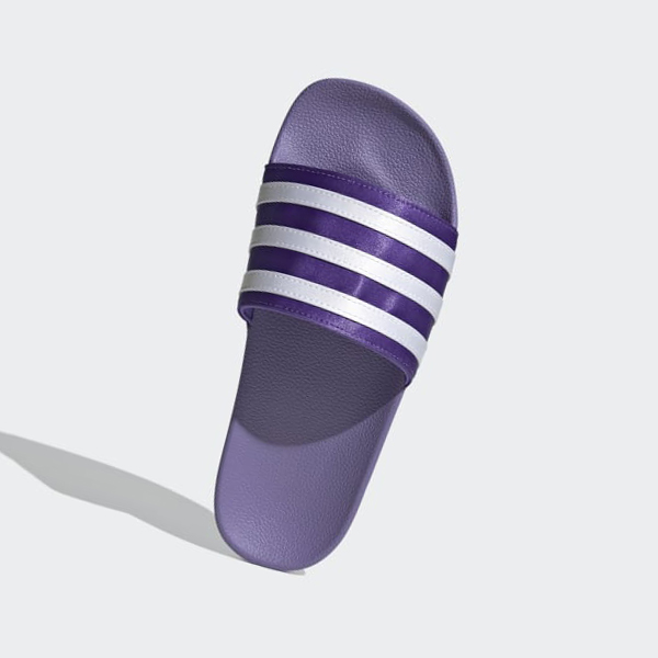 Chanclas Adidas adilette Mujer Chile Moradas - ILJOWG637