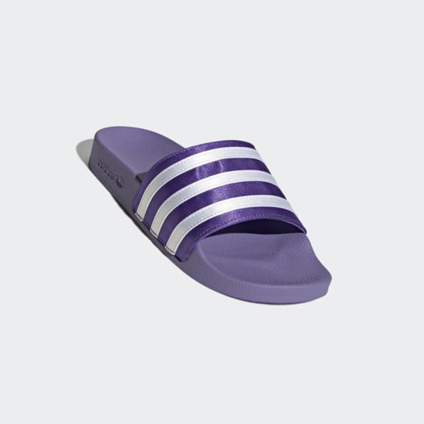 Chanclas Adidas adilette Mujer Chile Moradas - ILJOWG637