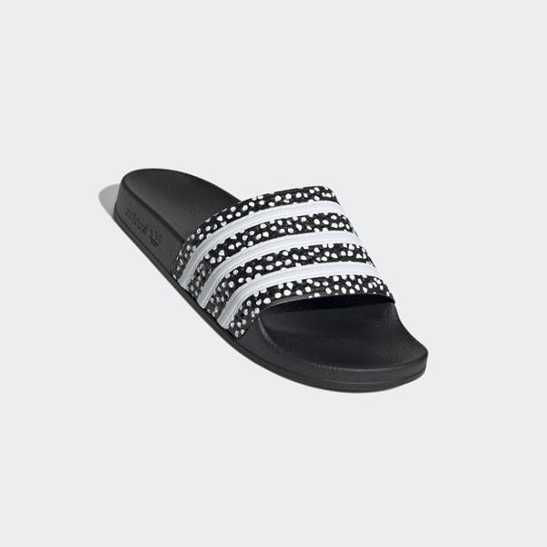 Chanclas Adidas adilette Mujer Chile Negras - LMZBXR352