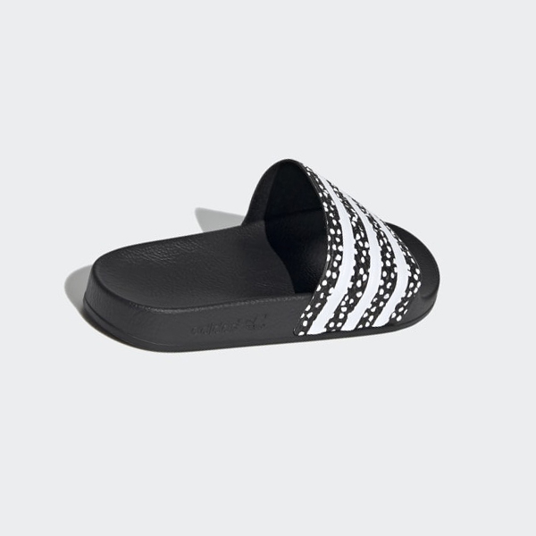 Chanclas Adidas adilette Mujer Chile Negras - LMZBXR352