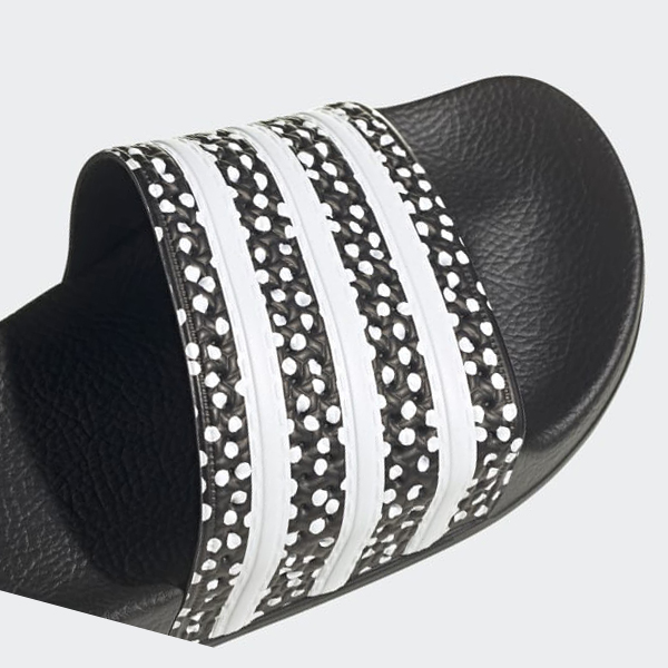 Chanclas Adidas adilette Mujer Chile Negras - LMZBXR352