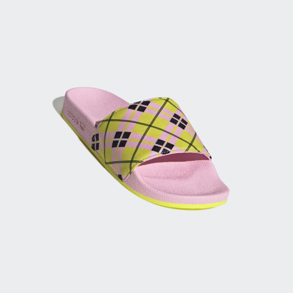 Chanclas Adidas adilette Mujer Chile Rosas - BEVOAW234