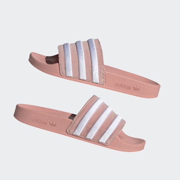 Chanclas Adidas adilette Mujer Chile Rosas - QYRBSE275