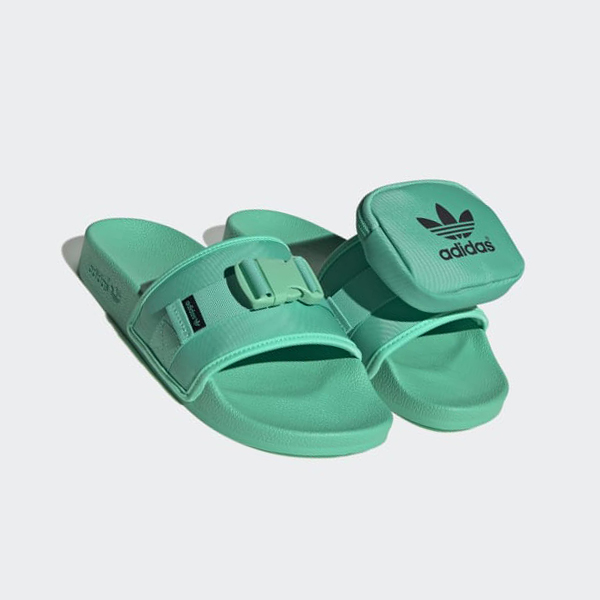 Chanclas Adidas adilette Mujer Chile Verde - XHQYPM756