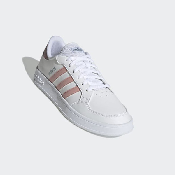 Zapatillas Adidas Breaknet Mujer Chile Blancas - XAEVKG601