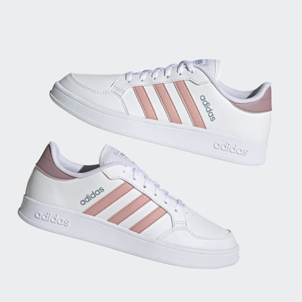 Zapatillas Adidas Breaknet Mujer Chile Blancas - XAEVKG601