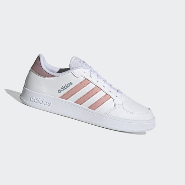 Zapatillas Adidas Breaknet Mujer Chile Blancas - XAEVKG601