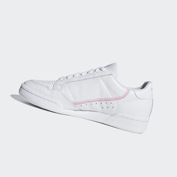 Zapatillas Adidas Continental 80 Mujer Chile Blancas - MJNOIV287