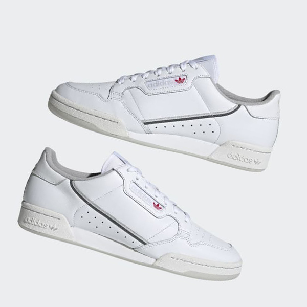 Zapatillas Adidas Continental 80 Mujer Chile Blancas - TYRAQM591