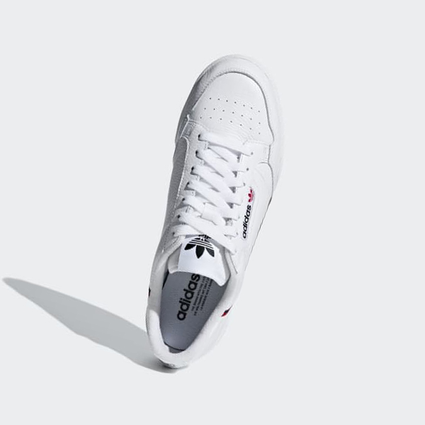 Zapatillas Adidas Continental 80 Mujer Chile Blancas - WCUZPG235