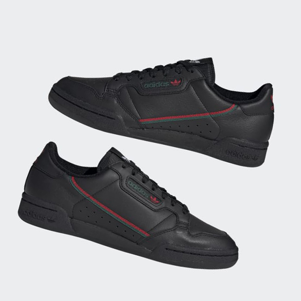 Zapatillas Adidas Continental 80 Mujer Chile Negras - BFSPIN786