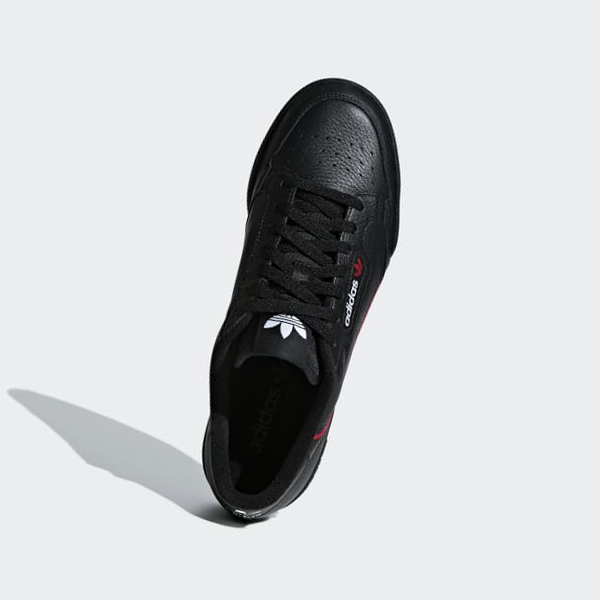 Zapatillas Adidas Continental 80 Mujer Chile Negras - DSBTFR205