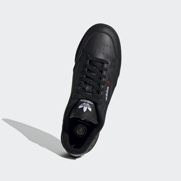 Zapatillas Adidas Continental 80 Vegan Mujer Chile Negras - OYDQXH385